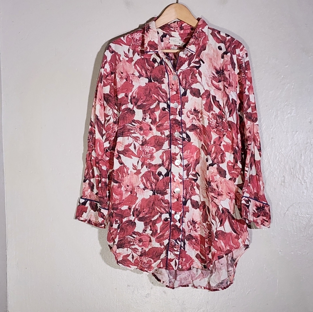 The Lazy Poet Floral Button-Up Shirt